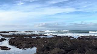 Waves on Rocks Pollan Bay Ballyliffin [upl. by Eidnac]