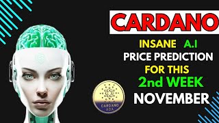 Insane CARDANO ADA Price Prediction for THIS WEEK by AI [upl. by Enidlareg]