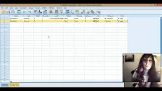 Entering data SPSS [upl. by Dryfoos537]