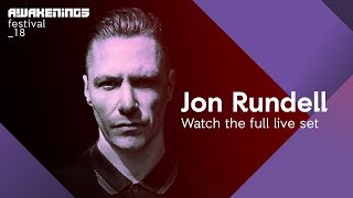 Awakenings Festival 2018 Sunday  Live set Jon Rundell  Area W [upl. by Bena777]