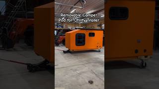 Removable Camper Pod for Utility Trailer [upl. by Eseila850]