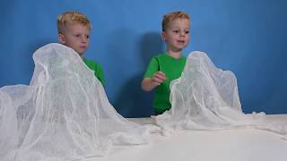 How To Make Cheesecloth Ghost  Andy and Evan DIY [upl. by Buskirk]