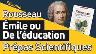 LÉmile de Rousseau 📙 RÉSUMÉ spécial prépa scientifique [upl. by Atile271]