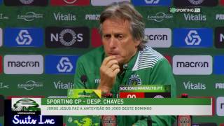 Conferência de Imprensa Jorge Jesus  Sporting CP X GD Chaves [upl. by Anett101]