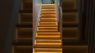 How to install led stair lights  komiganledcom [upl. by Tarrance]