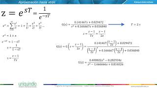 Función de transferencia continua a discreta 24 [upl. by Idette]