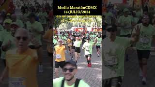 MEDIO MARATÓN CDMX 2024 [upl. by Nitsruk]