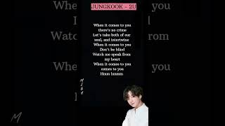 JUNGKOOK  2U💜 COVERshorts [upl. by Shelah]