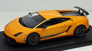 118 Autoart Lamborghini Gallardo Superleggera LP5704 Arancio Borealis [upl. by Sandell]