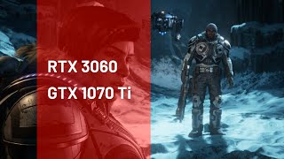 RTX 3060 vs GTX 1070 Ti  Testing 13 Games with Ultra settings [upl. by Einaj]