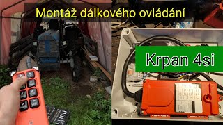 Předělání navijáku krpan 4si na dálkové ovládání část 1 elektrika  jpforest 8882 [upl. by Parker797]