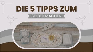 DIY Die 5 besten Tipps für Deine Projekte aus Gießpulver  100 Abo Special [upl. by Alvis644]