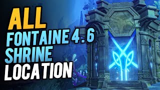 All Fontaine Shrine of Depths Locations Genshin Impact 46 [upl. by Colinson]