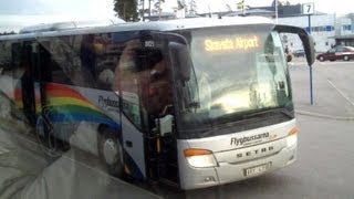 Skavsta Airport Bus to Stockholm [upl. by Htedirem]