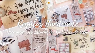 🌾¡¡REGALOS HANDMADE DIARIO ESTUCHE BOLSITAS de TELA MARCAPÁGINAS y mucho más [upl. by Kirre984]