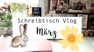 Schreibtisch Vlog März  New In  Wochendeko Ostern im Muji Planner [upl. by Naenej]