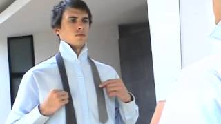 como hacer un nudo corbata simple [upl. by Ajuna]