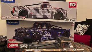 Unboxing Arrma Infraction V2 and quick compare with V1 [upl. by Nwahsear]