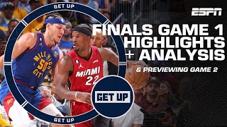 NBA Finals Game 1 Highlights  Analysis 🏀  Get Up [upl. by Elokyn44]