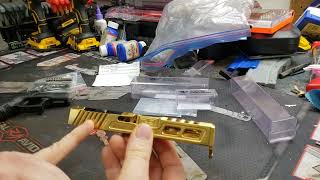 Glock 26 build 2 part 2 Zaffiri Precision Titanium Gold [upl. by Noreh258]