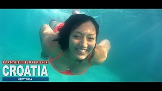 Croatia Road trip  Holidays in paradise  GoPro Travel Summer [upl. by Yrrat537]