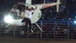 Agro Purus 2013 Show na abertura com o helicoptero do CMT JACK [upl. by Wynne]