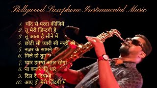 Saxophone Bollywood Songs  Bollywood Saxophone Jukebox  Hindi Instrumental Music [upl. by Atinra]