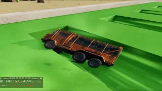 CAR VS UPSIDE DOWN SPEED BUMPS BEAMNG DRIVE BAKAR GAMER [upl. by Aneekan850]