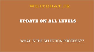 whitehat Jrupdate on all the processSelection procedure [upl. by Anyr889]