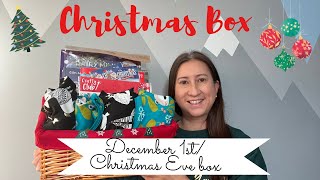 Christmas Box 🎄 December 1st BoxChristmas Eve box ideas 🎁 christmasbox december1stbox [upl. by Ecadnak]