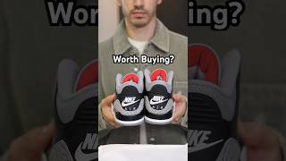 Worth buying Air Jordan 3 Black Cement unboxing 2024 [upl. by Notirb424]