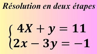 système linéaire avec la méthode de cramer [upl. by Noswal]