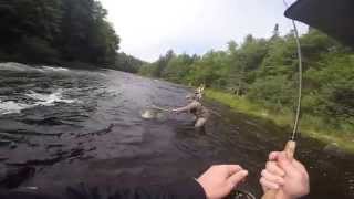 Fishing the Magalloway River Maine [upl. by Begga]