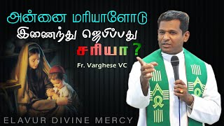 DM  129  அன்னை மரியாளோடு இணைந்து ஜெபிப்பது  Fr Varghese VC  Elavur Family Retreat 16062024 [upl. by Marilyn]