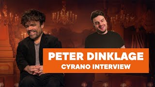 Peter Dinklage on how he landed the lead role of Cyrano by pretending to fight with a wooden spoon [upl. by Linnea]