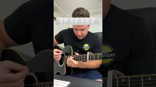 How To Play quotSparksquot by Coldplay  Capo on 6th  guitar guitarcover [upl. by Alicia]