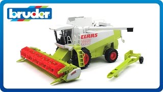 Bruder Toys CLAAS Lexion Combine Harvester 02120 [upl. by Hurff86]