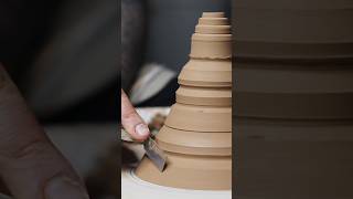 Pottery Basics How to Carve Clay on the Pottery Wheel [upl. by Rehpinej]