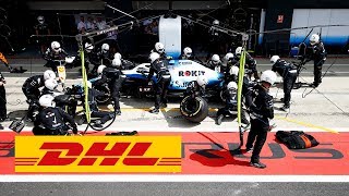 DHL Fastest Pit Stop Award FORMULA 1 GRAN PREMIO HEINEKEN DITALIA 2019 Robert Kubica  Williams [upl. by Arhsub]