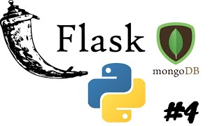 Flask and MongoDB w Flaskpymongo  Flask Forms using Flask WTF [upl. by Arebma]