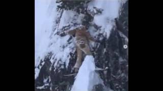 Snowboarder stuck on a cliff at whistler blackcomb [upl. by Iron499]