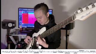 alleva coppolo lg5 jazz bass tal wilkenfeld bass solo cover [upl. by Primo834]