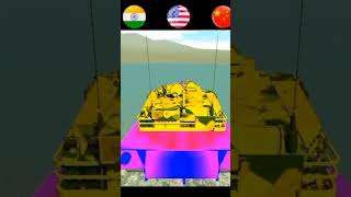 three army tank competition 😄 l who will be win 🏆 short viral army [upl. by Olivette]