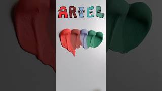 Guess the mixed color of Ariel alphabetlore ariel satisfying colormixing [upl. by Gerald]