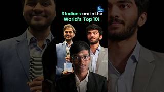 History Created 3 Indian Grandmasters in Worlds Top 10 shorts chess india [upl. by Ninon]