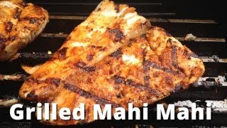 Grilled Mahi Mahi  How To Grill Mahi Mahi Fish Tacos [upl. by Wenger]