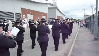 Cheshire Constabulary Band at Police Open day Winsford [upl. by Hime]