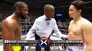 Floyd Mayweather USA vs Mikuru Asakura Japan  KNOCKOUT BOXING fight HD [upl. by Kincaid]