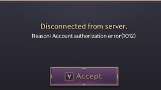 Fix THRONE AND LIBERTY Disconnected From Server Error  Fix Account authorization error1012 [upl. by Harret]