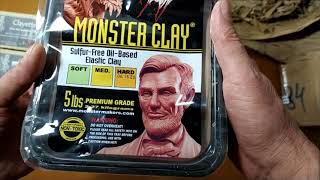 Пластилин Clayette Chavant и Monster clay [upl. by Arlyne]